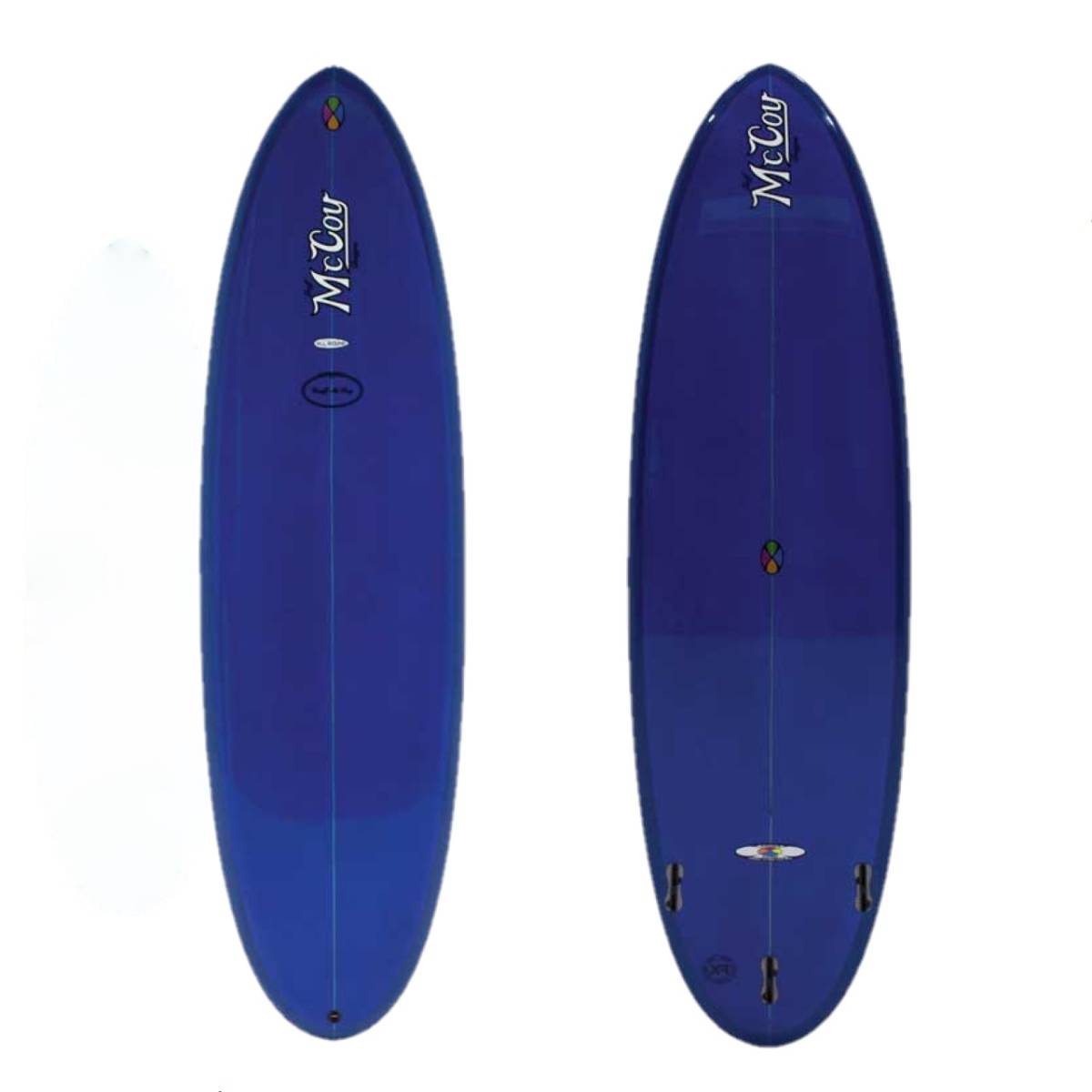 ☆★最終セール★☆ 6'10” 51L ALL ROUND NUGGET XF(EPS) BLUE/MCCOY マッコイ サーフボード ロング ミッドレングス ファン お洒落 最安値_画像2