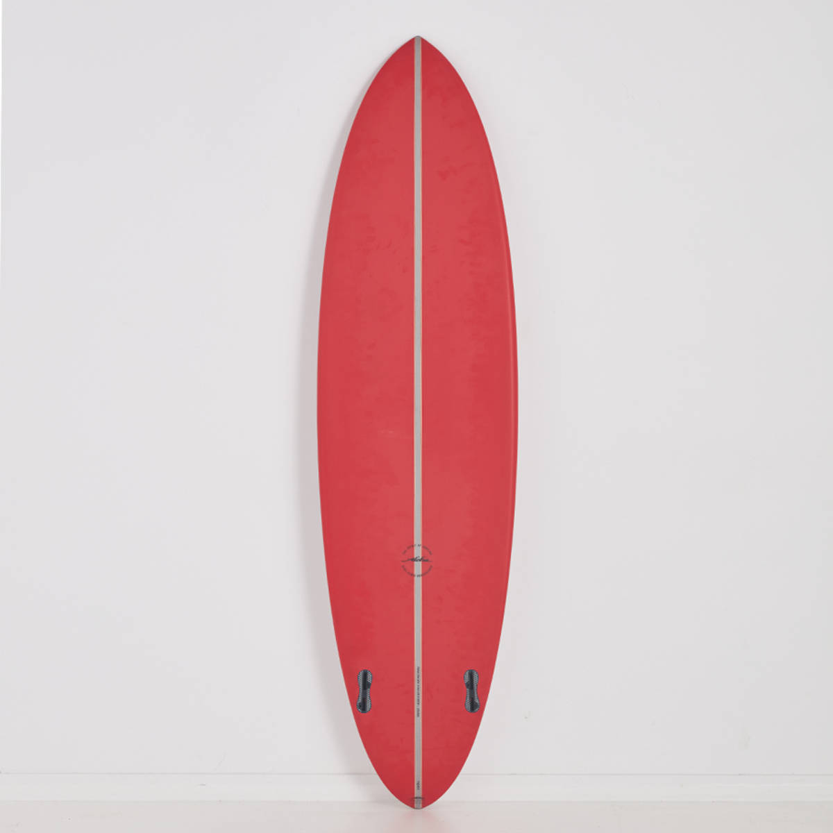 ★大特価！★ 7'2” 45.88L TWIN PIN RED FCS2 PU / ALOHA サーフボード ミッドレングス ツイン ファン オルタナ お洒落 最安値 小波 浮力_画像4