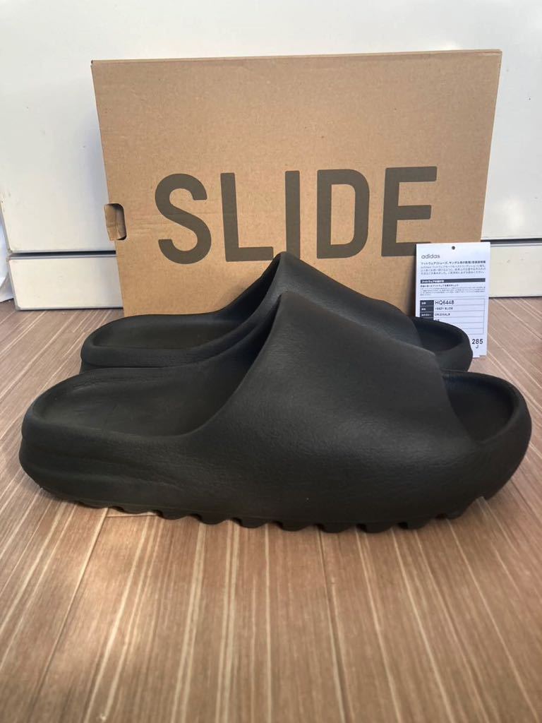 adidas Yeezy Slide 28.5cm ONYX イージー スライド オニキス ブラック 黒 アディダス YEEZY SLIDE 送料無料_画像3