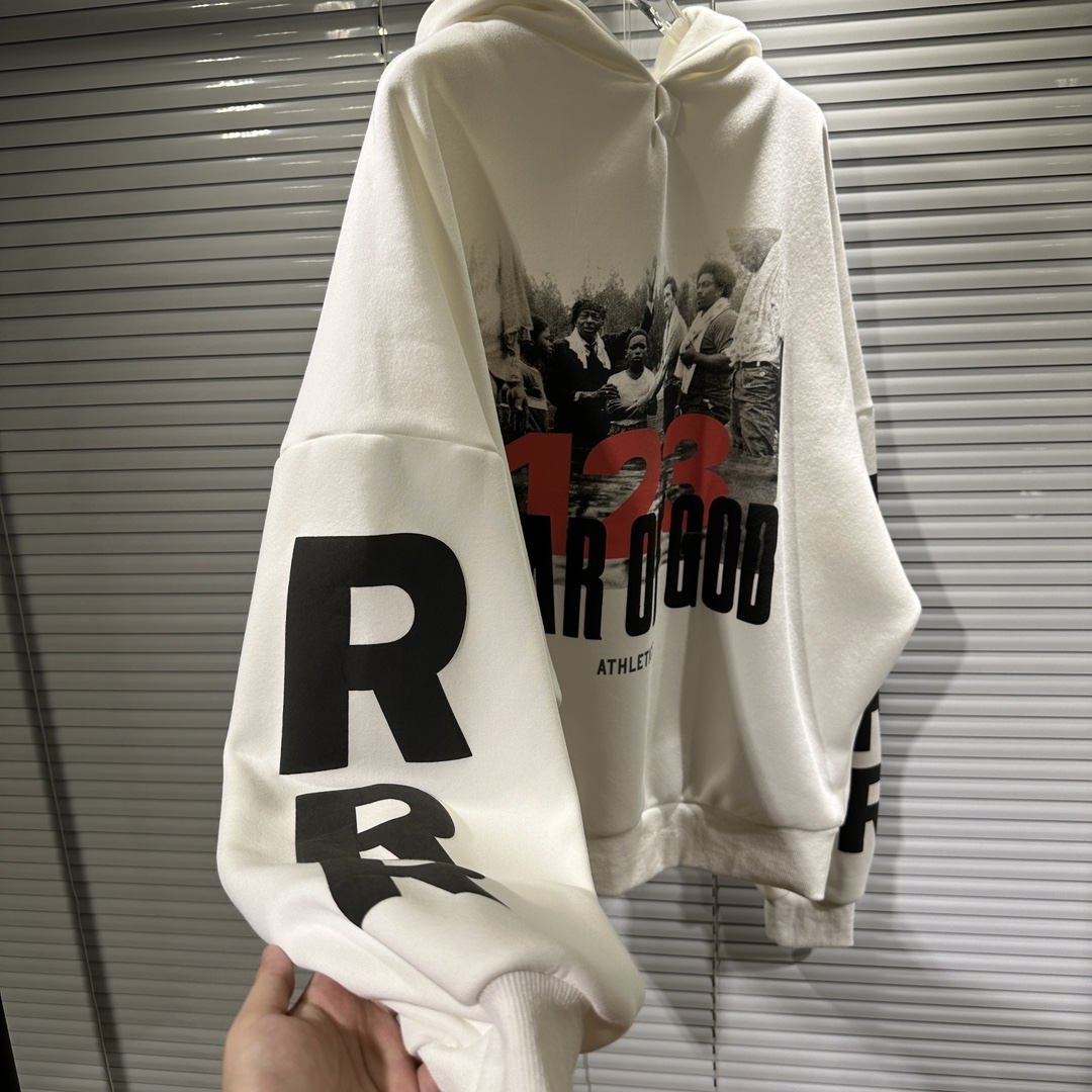 FEAR OF GOD FOG x RRR123 パーカー メンズ レディース プルオーバー フード付き トップス 2サイズ おしゃれ 秋冬 ファッション_画像3