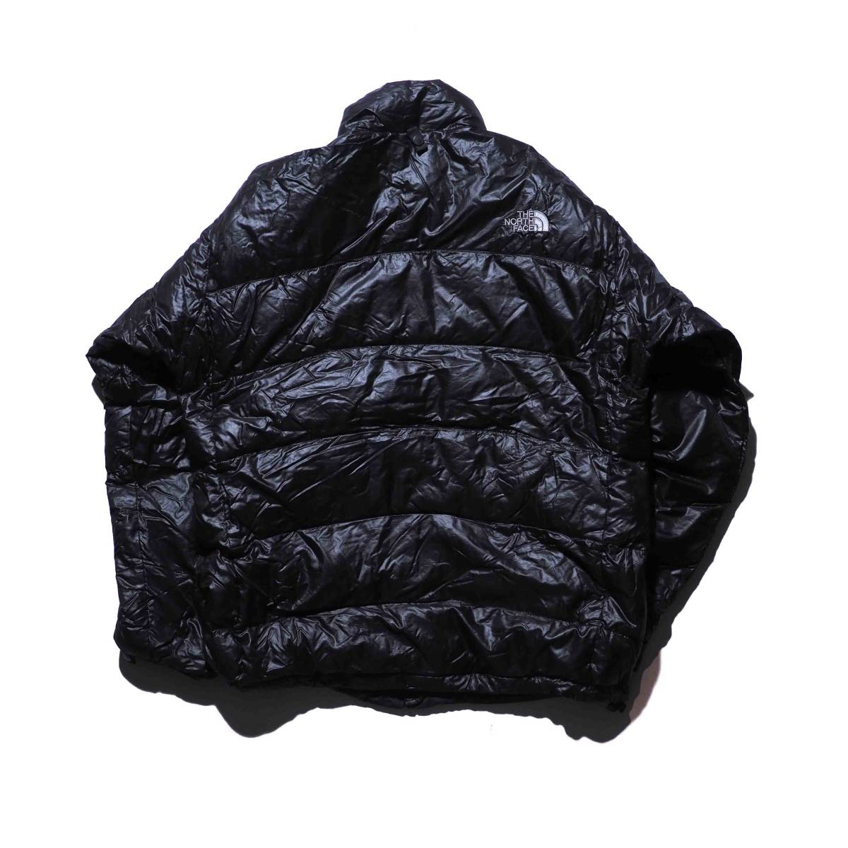 USED THE NORTH FACE SUMMIT ACONCAGUA ”BLACK” Mサイズ ノースフェイス サミット アコンカグア ダウン バルトロ ヌプシ インナーダウン_画像3