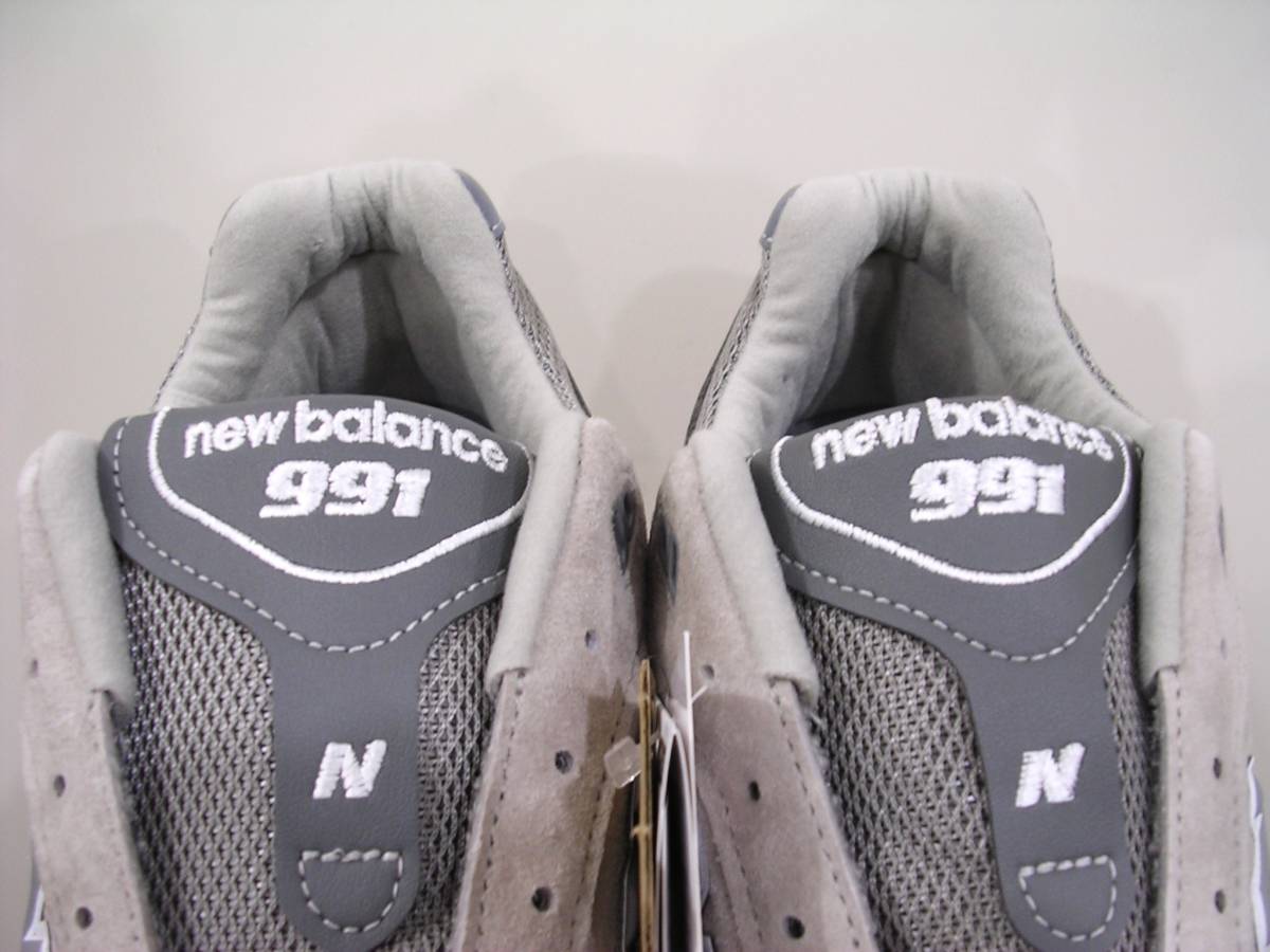 新品 UK製 ニューバランス M991 GL グレー US8.5 26.5cm 国内モデル イギリス製 new balance イングランド 990 991 993_画像9