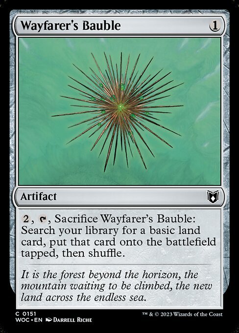 MTG ■無/英語版■ 《旅人のガラクタ/Wayfarer's Bauble》エルドレインの森：統率者 WOC_画像1