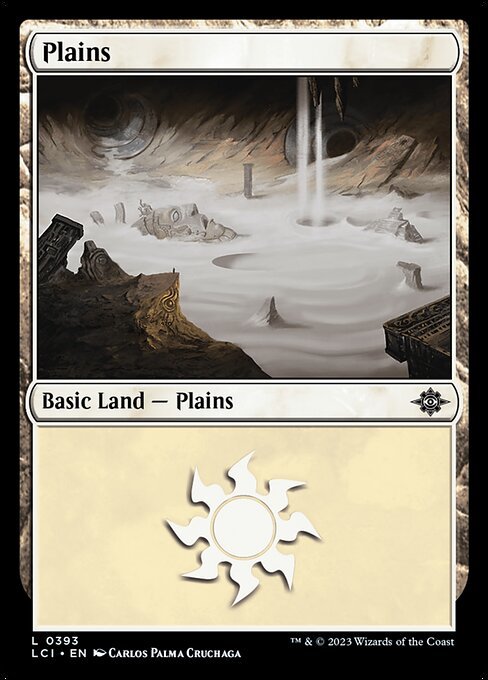 MTG ■土地/英語版■ 《平地/Plains》 ★FOIL★ イクサラン：失われし洞窟 LCI_画像1