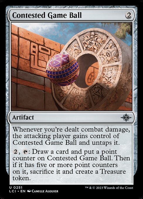 MTG ■無/英語版■ 《激戦の球/Contested Game Ball》 ★FOIL★ イクサラン：失われし洞窟 LCI_画像1