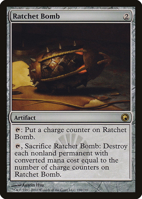 MTG ■無/英語版■《漸増爆弾/Ratchet Bomb》ミラディンの傷跡 SOM_画像1