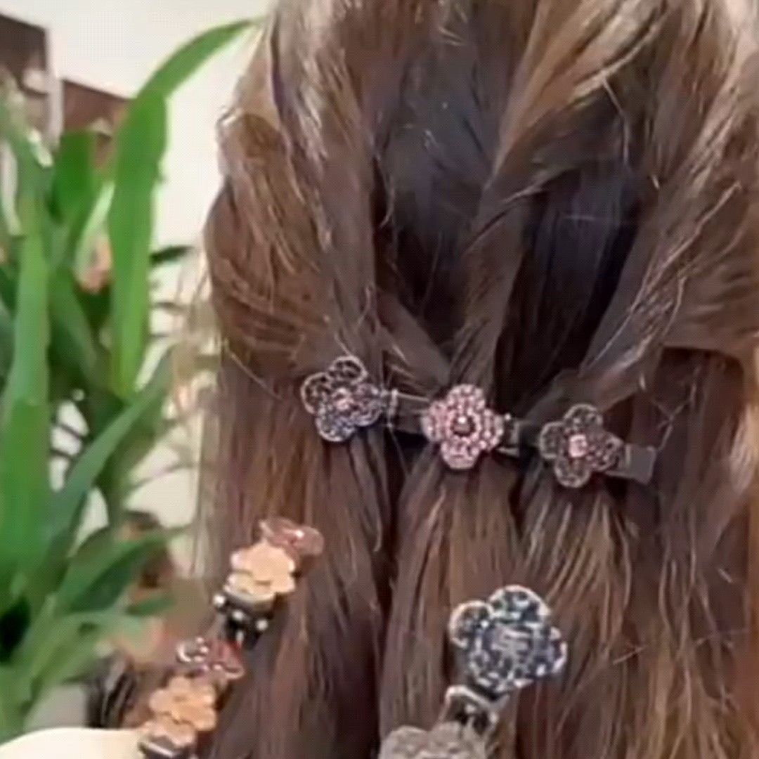 3連ヘアピン 髪留め ヘアクリップ ヘアピン サイドヘアクリップ ヘアアクセサリー ヘアクリップ ヘッドドレス ヘアピン