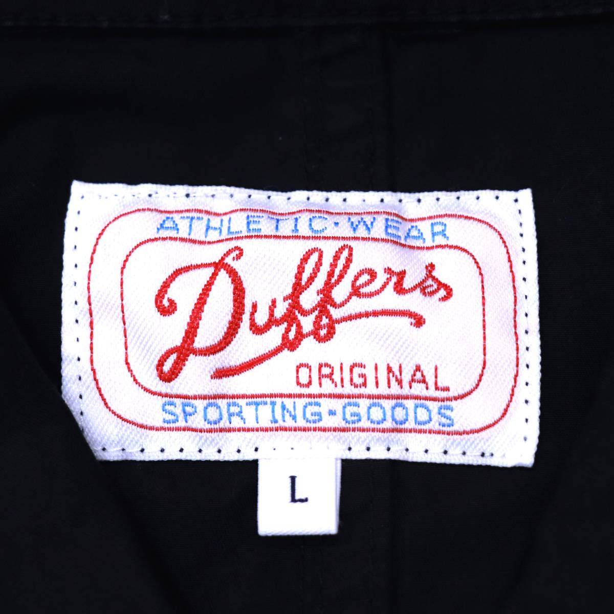 The DUFFER of St.GEORGE ダファーオブセントジョージ Duffers シャツ ジャケット L コットン BLK_画像5