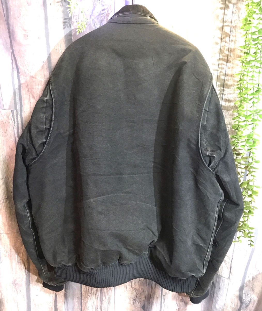 Carhartt カーハート ダック ジャケット J165 革パッチ 2XL 古着 Carhartt カーハート ダック ジャケット J165 革パッチ 2XL 古着