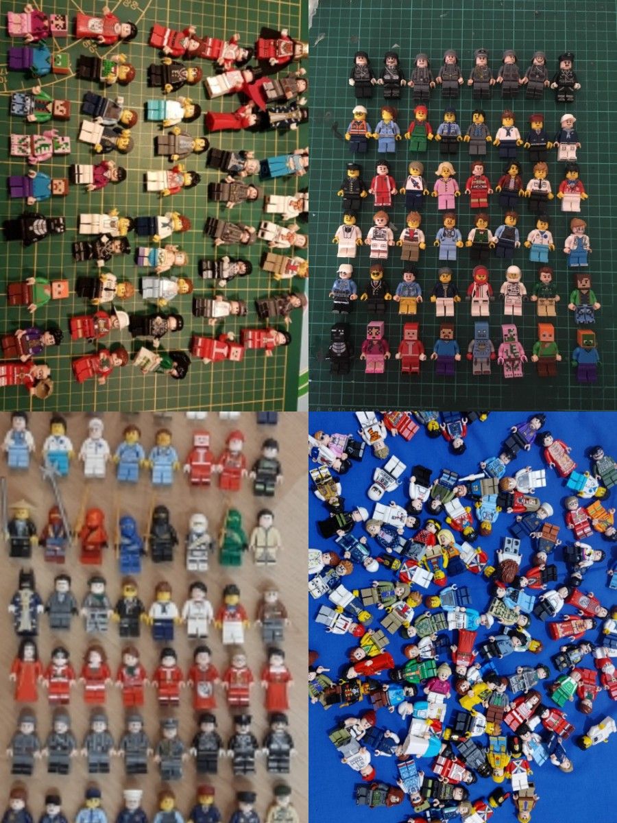 ミニフィグ　20体　LEGO互換　匿名配送　レゴブロック　インテリア　スターウォーズ　クリスマス　特殊部隊　兵士　町民　送料無料