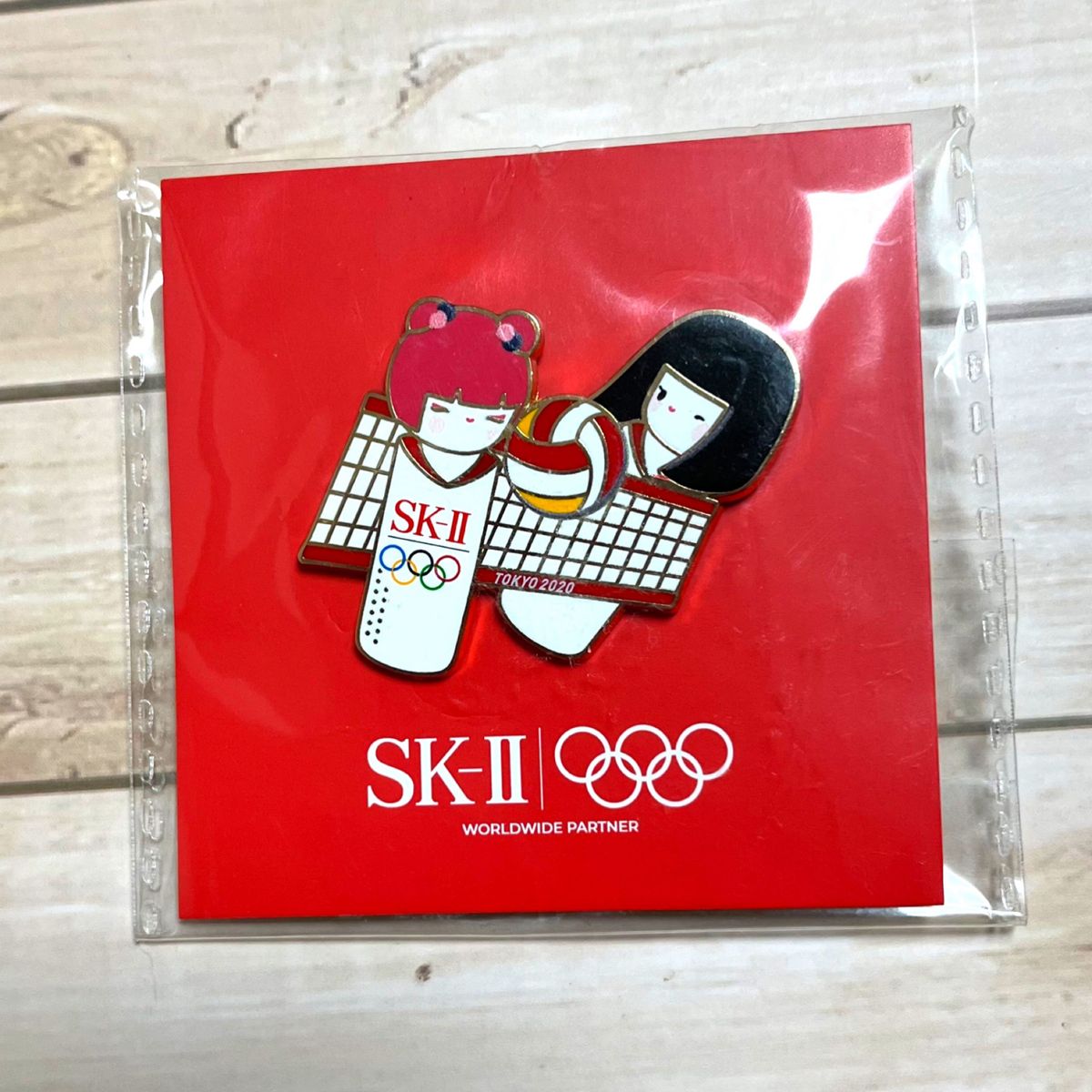 レア　東京2020  オリンピック SK-II エスケーツー　ピンバッジ 3種  競技 水泳 コンプリート  ノベルティ　非売品