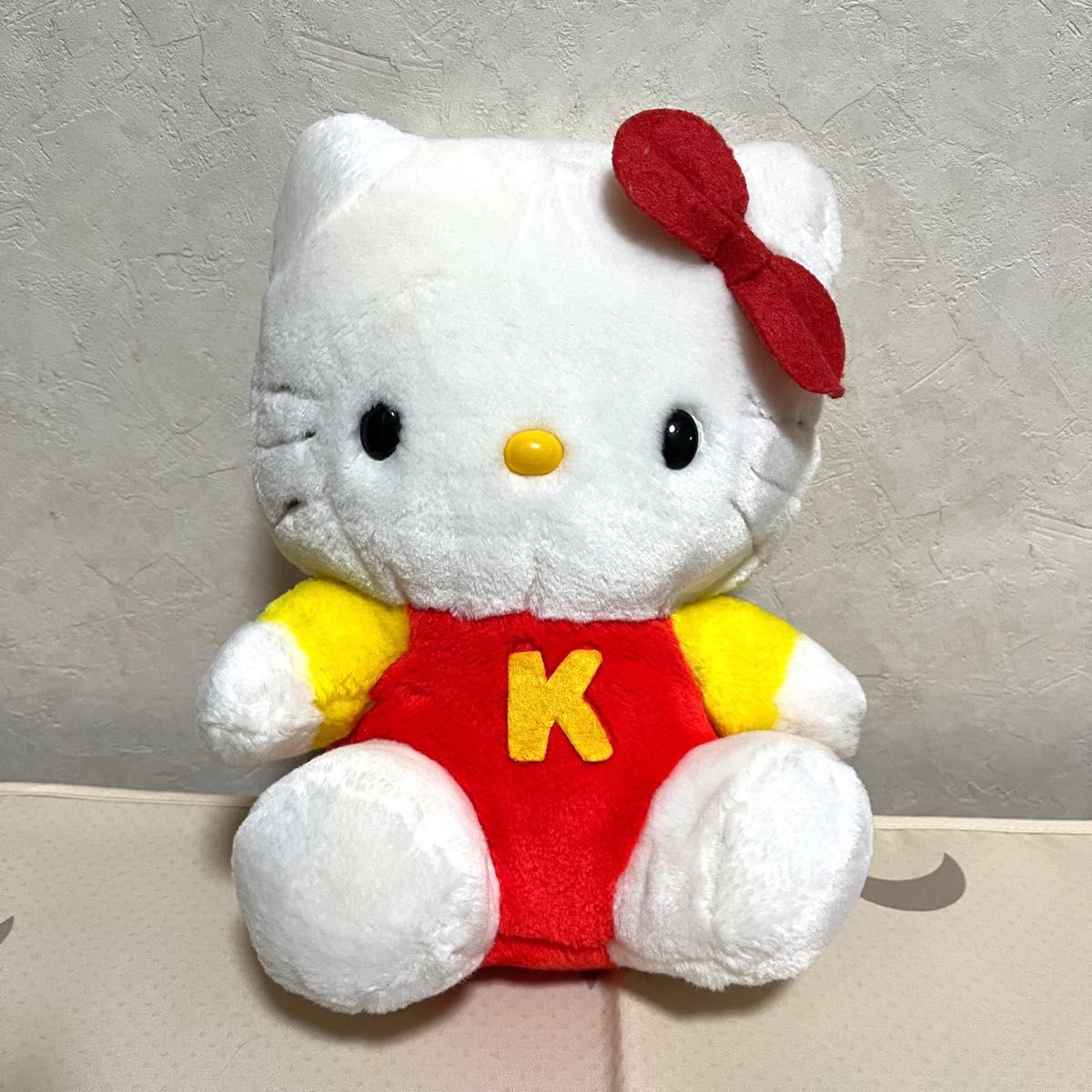 サンリオ　ハロー キティ 1995 ぬいぐるみ　レトロ　初期　非売品　k 平成レトロ　ヴィンテージ