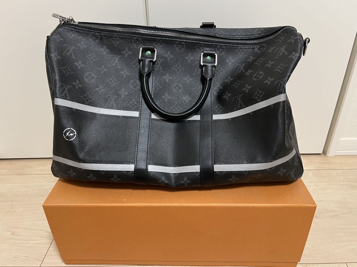 希少 正規店購入品 Louis Vuitton x fragment Keepall フラグメント ボストンバック キーポル45 藤原ヒロシ ルイ ヴィトン_画像1