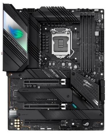 ASUS ROG STRIX Z590-F GAMING WIFI LGA 1200 Intel Z590 Intel PCIe 4.0 DDR4 ATX Motherboard_画像1