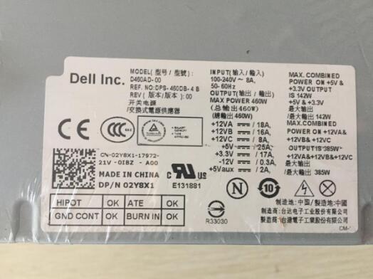 Dell 用 D460AM-02 DPS-460DB-4 A HU460AD-01 AC460AD-00 AC460AM-00 PC9004 電源ユニット 460W _画像2