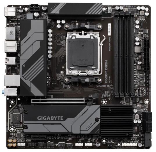 GIGABYTE B650M DS3H AM5 LGA 1718 AMD B650 DDR5 PCIe 4.0 M.2 M-ATX Motherboard_画像1