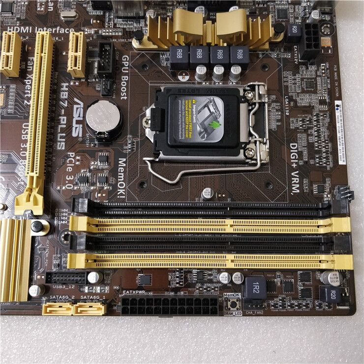 ASUS H87-PLUSマザーボード Intel H87 LGA 1150 ATX_画像2