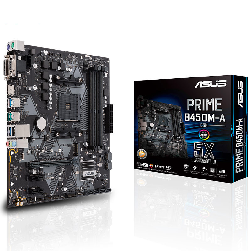 ASUS PRIME B450M-A マザーボード AMD B450 Socket AM4 【MicroATX】【 第3世代 AMD CPU Ryzen に対応】_画像2