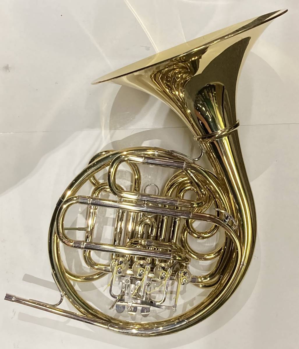 1円～【中古/美品】YAMAHA ヤマハ フレンチホルン フルダブルホルン YHR-567D ハードケース付 ¶_画像1