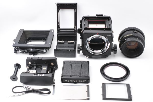 Mamiya RB67 Pro SD + K/L 127mm F3.5 L Lens + 120/220 Film Back Holder + Bellows Lens Hood #268A_画像10