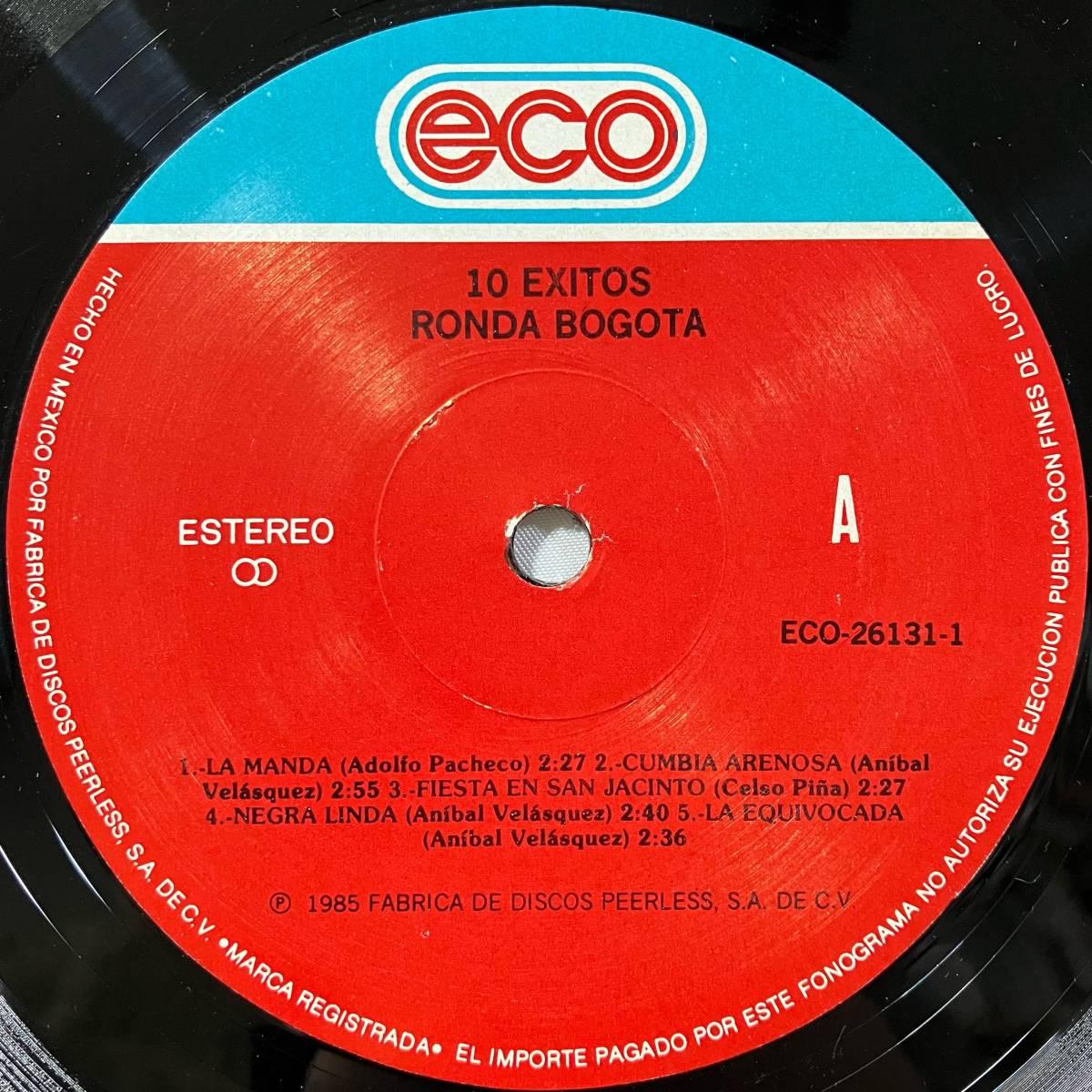 試聴！80年代メキシコクンビア希少盤 CELSO PINA Y RONDA BOGOTA / 10 EXITOS (ECO) ラテン クンビア latin cumbia vinylの画像3