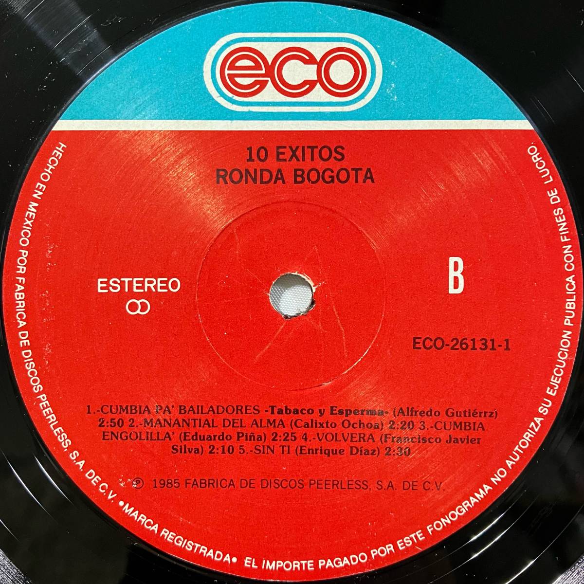 試聴！80年代メキシコクンビア希少盤 CELSO PINA Y RONDA BOGOTA / 10 EXITOS (ECO) ラテン クンビア latin cumbia vinylの画像4
