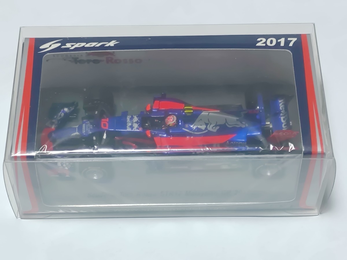 ☆ スパークモデル 1/43 スクーデリア トロロッソ STR12 #10 Р.ガズリー マレーシアGP 2017年 F1デビュー戦 ☆_ここからの画像が発送する商品です。