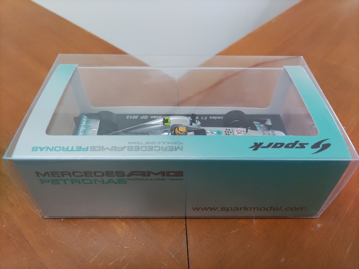 ☆ スパークモデル 1/43 メルセデス AMG ペトロナス F1 W04 開幕戦オーストラリアGP #10 L.ハミルトン 2013年 ☆_画像8