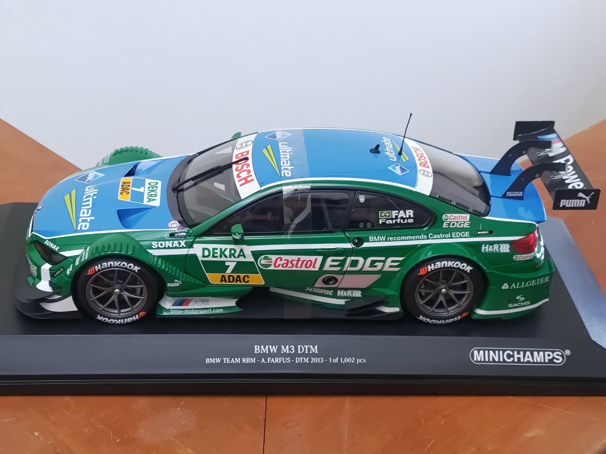 ☆ PMA1/18 BMW M3 (E92) BMW TEAM RBM #7 A.ファルファス DTM 2013 ドア開閉未開封 ☆_画像5