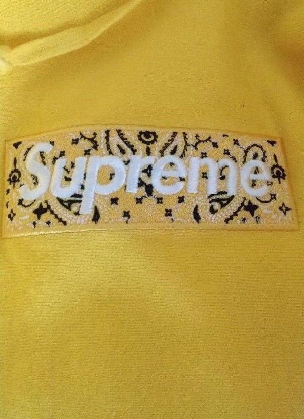 正規保証 シュプリーム ボックスロゴ Bandana バンダナSupreme Hooded Sweatshirt Box Logo