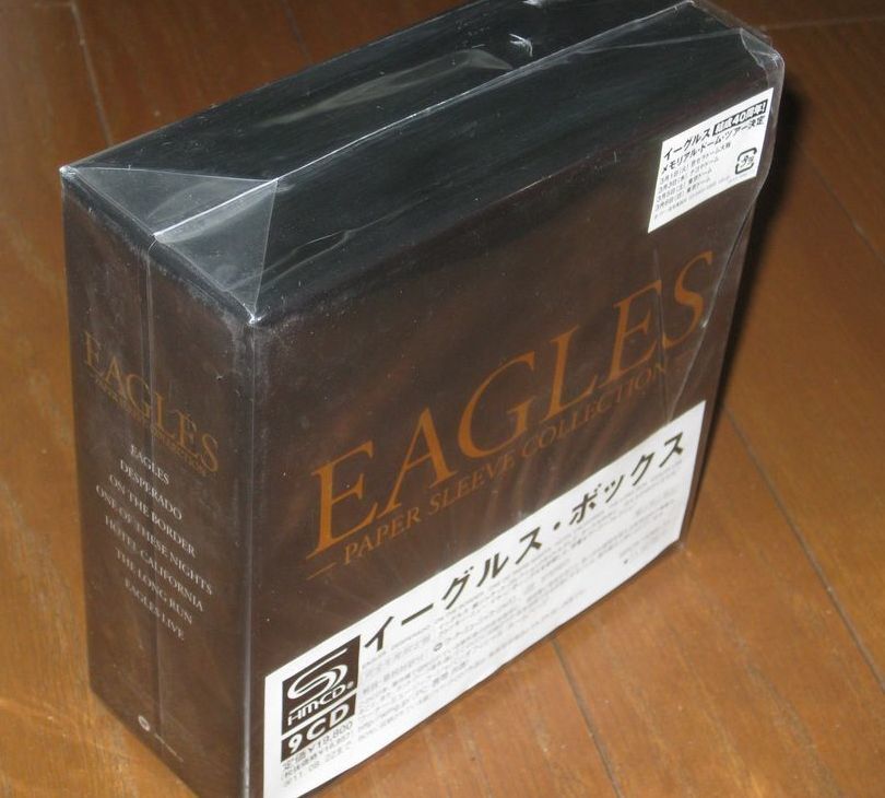 完全生産限定盤！特典盤付き・SHM-CD仕様・イーグルス・9CD・「EAGLES - PAPER SLEEVE COLLECTION - イーグルス・ボックス」　_画像1
