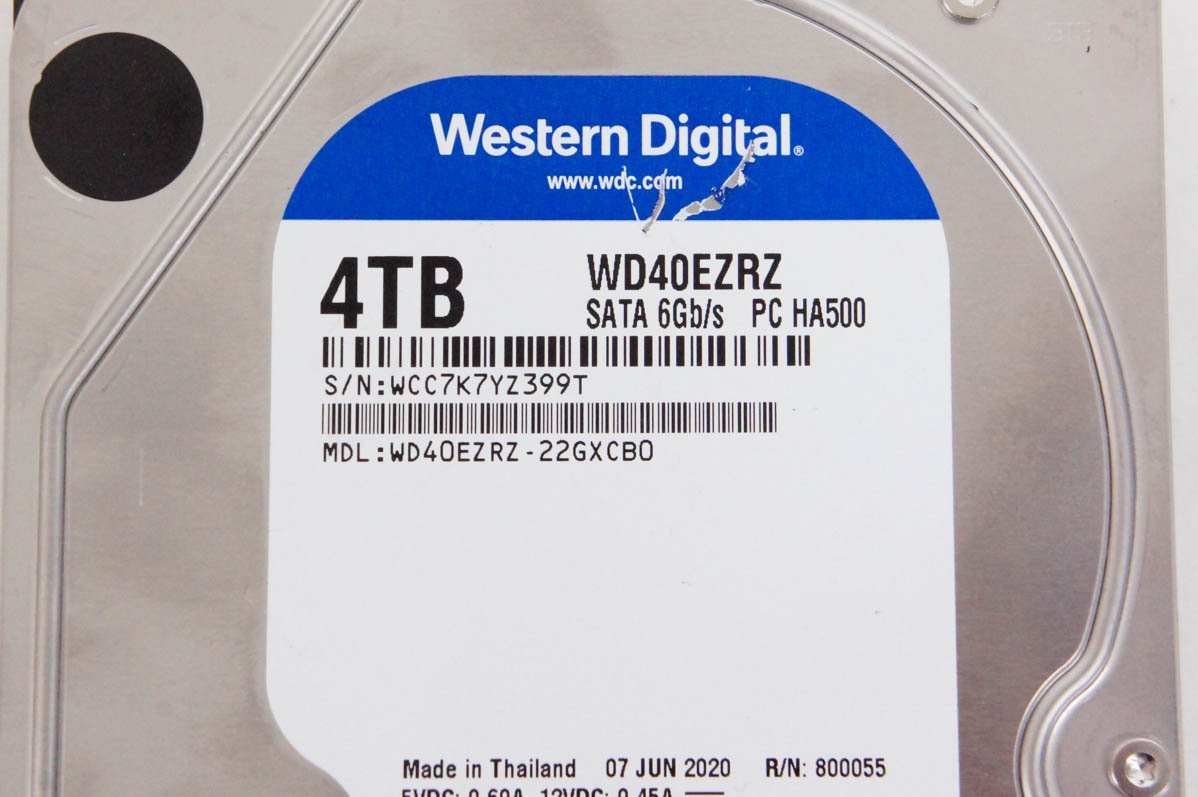 WD ウエスタンデジタル ハードディスク WD40EZRZ 4TB_画像2