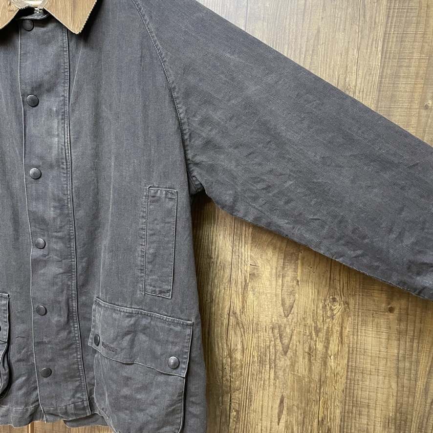 Barbour バブアー Natural Weathered Jacket コットンジャケット ブルゾン コーデュロイ ブラウン L_画像5