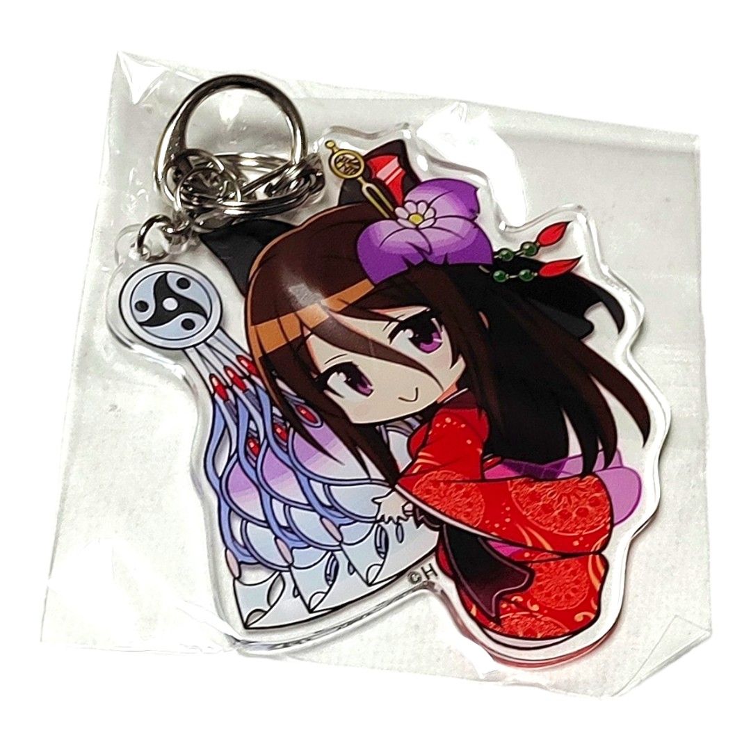戦国乙女 かぎっ娘 黒ヨシテル キーホルダー 足利ヨシテル ヨシテル 未使用】スマスロ 戦国乙女 かぎっ娘キーホルダーアクリル