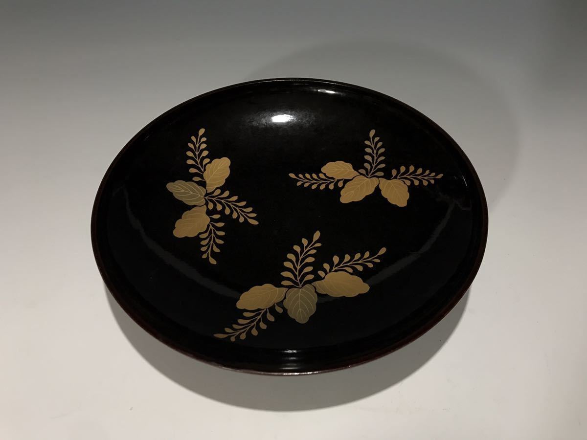 コレクター旧蔵品 漆蒔絵蓋物 菓子器 漆器 茶道具 時代物_画像8