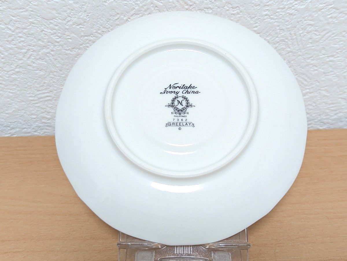 ☆Noritake☆ノリタケアイボリーチャイナ昭和レトロ大皿プレート２枚☆中古☆ ノリタケ NORITAKE アイボリーチャイナ 碗皿ペアセット｜Yahoo