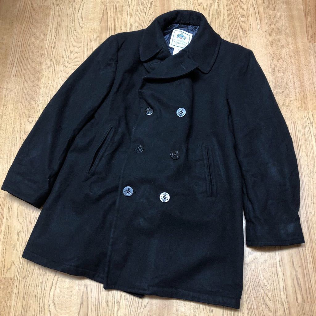 DSCP /QUARTERDECK COLLECTION /46L men's wool coat double pea coat i Karrimor k button military jacket winter outer 