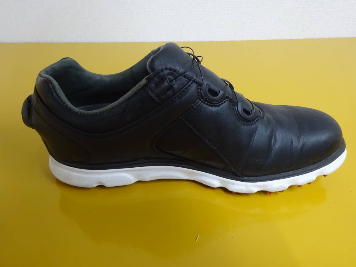 【中古品】FootJoy/フットジョイ/ゴルフシューズ/PRO/SL/Boa/JPN25/USA7/ブラック/黒_画像6