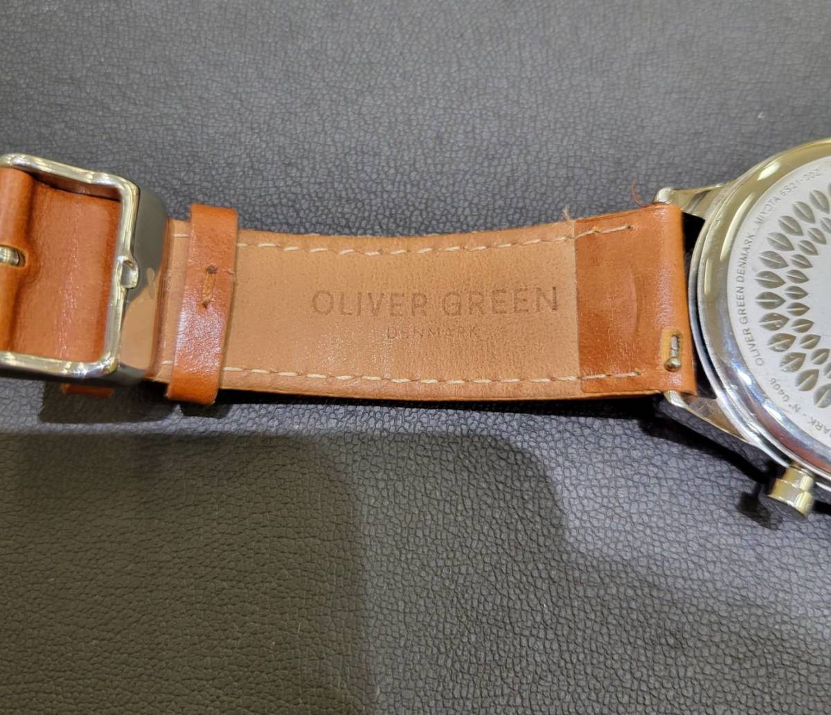 【EKA-6028FH】1円スタート OLIVER GREEN オリバーグリーン ARBOR 腕時計 クロノグラフ 稼働品 クォーツ 中古 メンズウォッチ ファッション_画像8