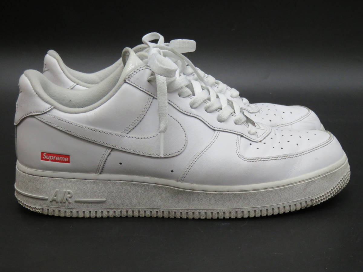 NIKE ナイキ　Supreme × Nike Air Force 1 Low エアフォース 1 ホワイト CU9225-100 29cm_画像5