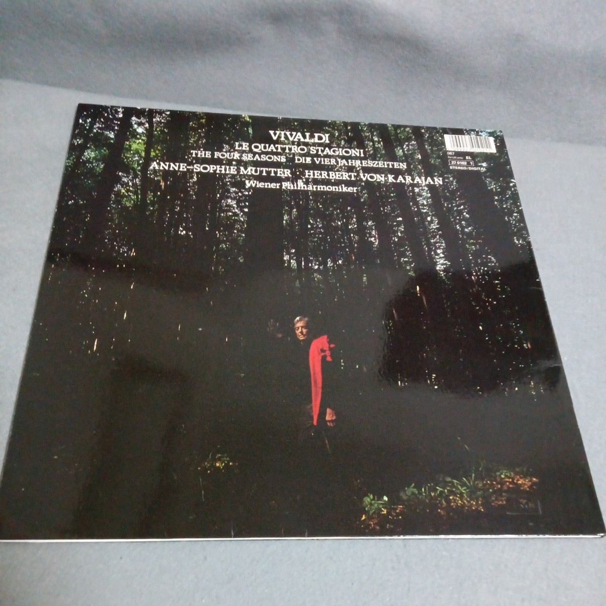 Vivaldi Anne Sophie Mutter Herbert Von Karajan LP DMM 27 0102 1　四季　Direct Metal Mastering_画像2