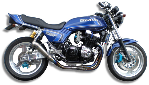 1円～ アサヒナレーシング HONDA CB750F フルチタン フルエキゾースト GPスタイル メガフォン ショートタイプ ,ASAHINA マフラー フルエキ_＊画像はイメージです。