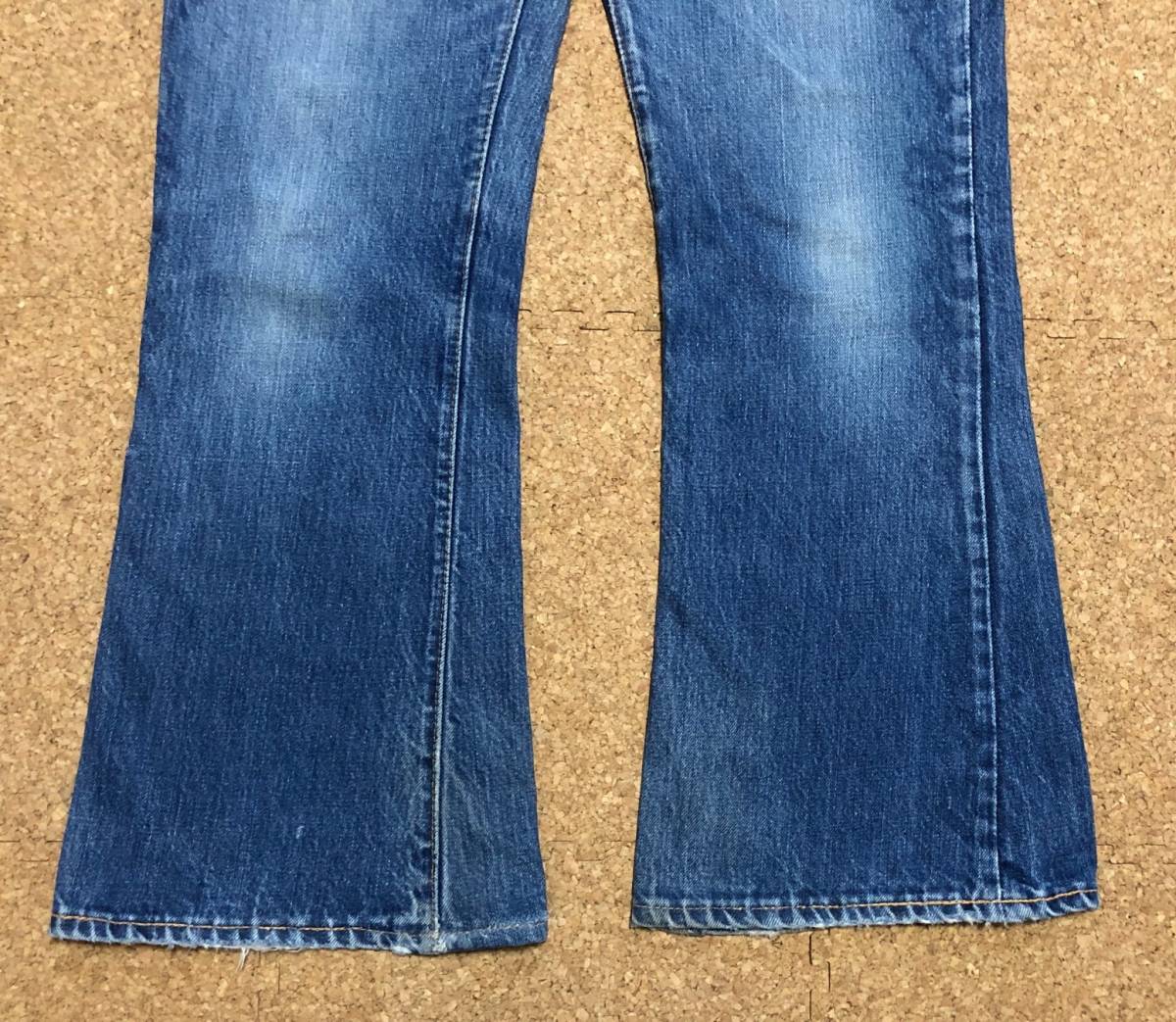 70S LEVIS リーバイス646 BIGE 刻印2 ベルボトム! ブーツカット! ゴールデンサイズ！リペア済み ヴィンテージ [501XX.502.505.606.66_画像9