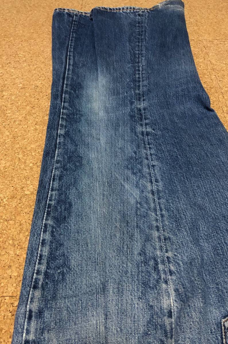 70S LEVIS リーバイス646 BIGE 刻印2 ベルボトム! ブーツカット! ゴールデンサイズ！リペア済み ヴィンテージ [501XX.502.505.606.66_画像4