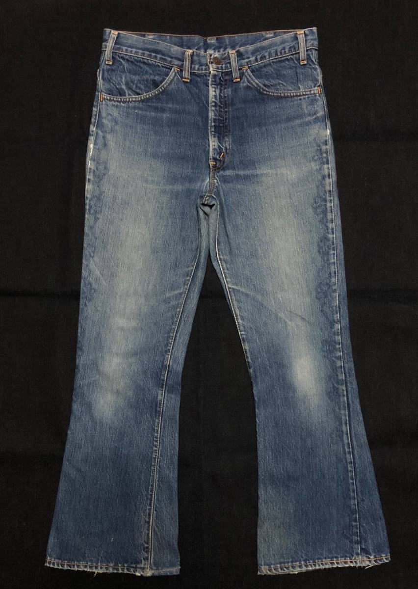 70S LEVIS リーバイス646 BIGE 刻印2 ベルボトム! ブーツカット! ゴールデンサイズ！リペア済み ヴィンテージ [501XX.502.505.606.66_画像6