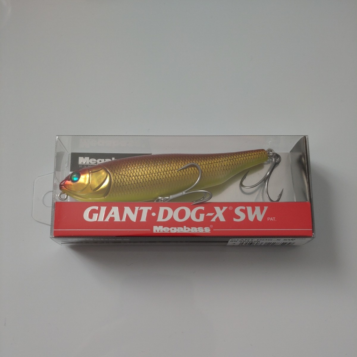 【新品未使用】メガバス／ジャイアント ドッグ-X SW《GG AKAKIN》 GIANT DOG-X SW GG アカキン _画像8