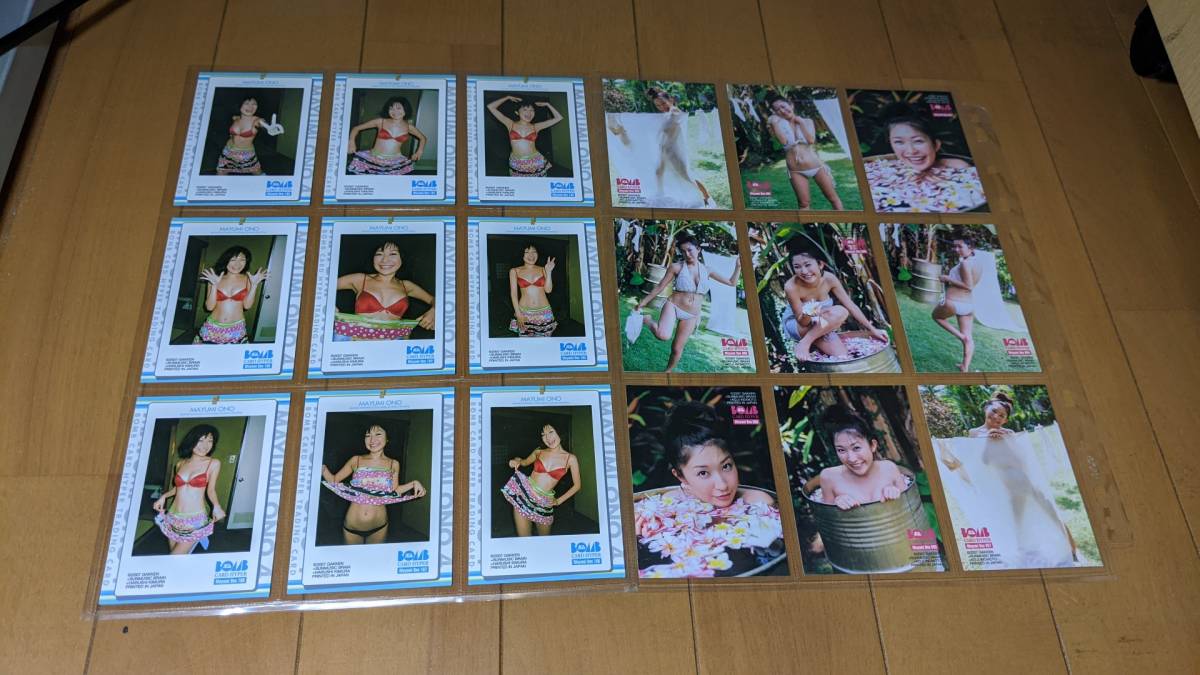 お得【分類：I】小野真弓　さん　トレカ　BOMB　2007 MAUMI ONO 4　　計144枚　コンプ　美品_画像6