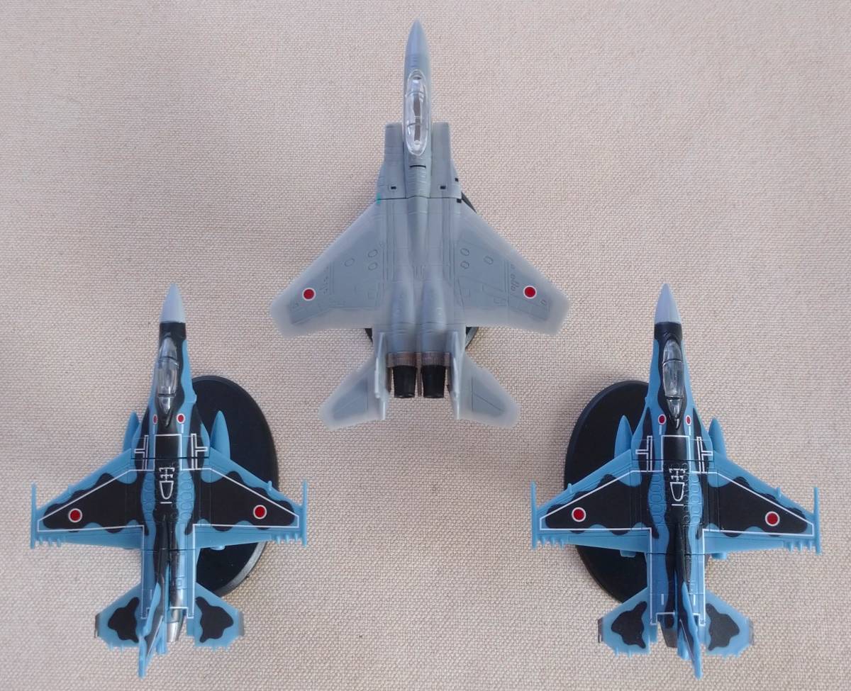 【3機セット】 UCC 陸・海・空 自衛隊コレクション F-2A ×2機　F-15J ×1機　1/200 スケール　航空ファン 監修 航空自衛隊 戦闘機_画像1