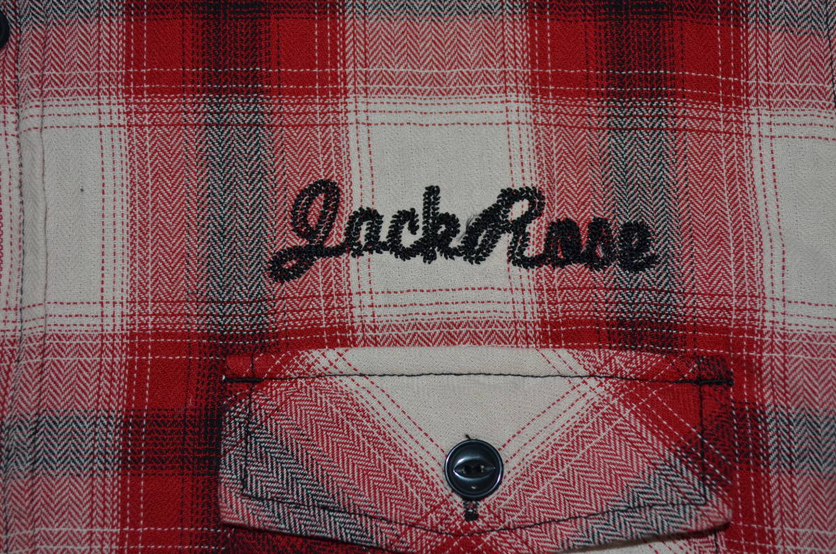 ●即決有り！ジャックローズ JACKROSE オンブレーチェックシャツ サイズ4　良品_画像4