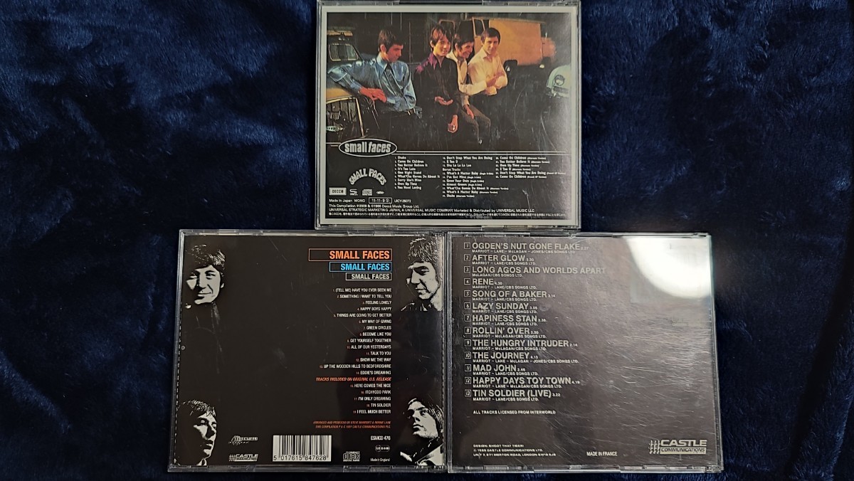 Small Faces スモール・フェイセス　3枚セット　Ogdens' Nut Gone Flake、Small Faces（1st）、Small Faces（2nd）_画像2